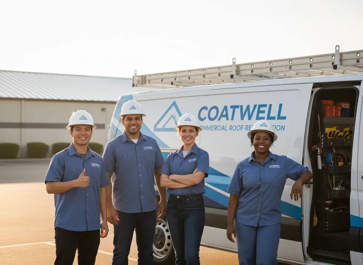 Commercial roof coating company in Tuppers Plains, OH